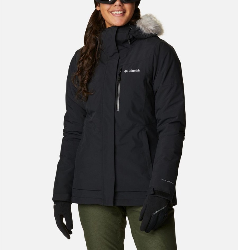 Black Columbia Ava Alpine Insulated Women\'s Ski Jacket | 03451FRGL