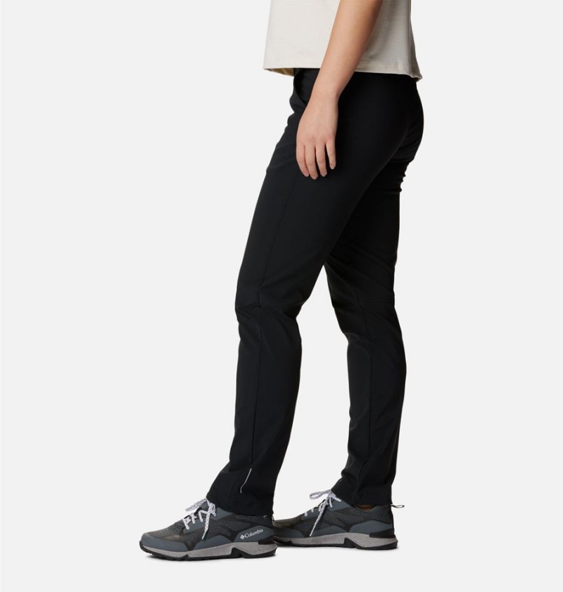 Black Columbia Back Beauty Softshell Women's Pants | 95160YCLN