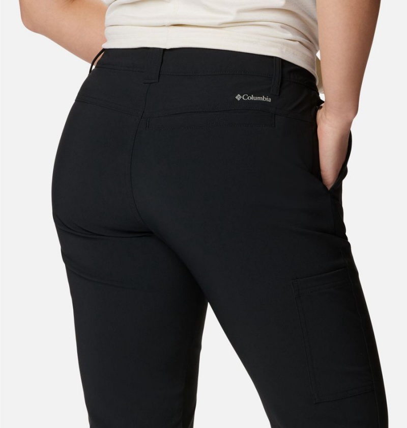 Black Columbia Back Beauty Softshell Women's Pants | 95160YCLN