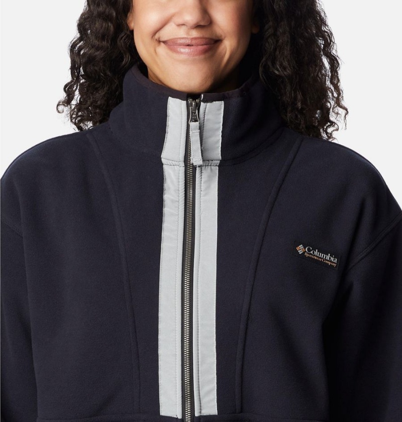 Black Columbia Backbowl Remastered Women's Fleece Jacket | 25418HQFV