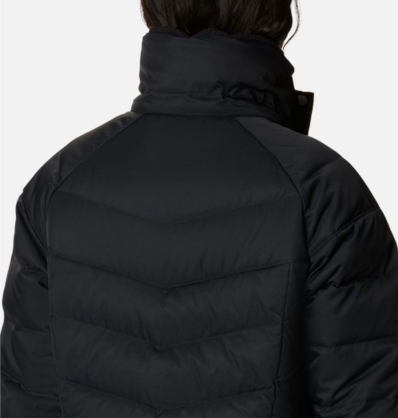 Black Columbia Belle Isle Mid Women's Puffer Jacket | 16392NXQO