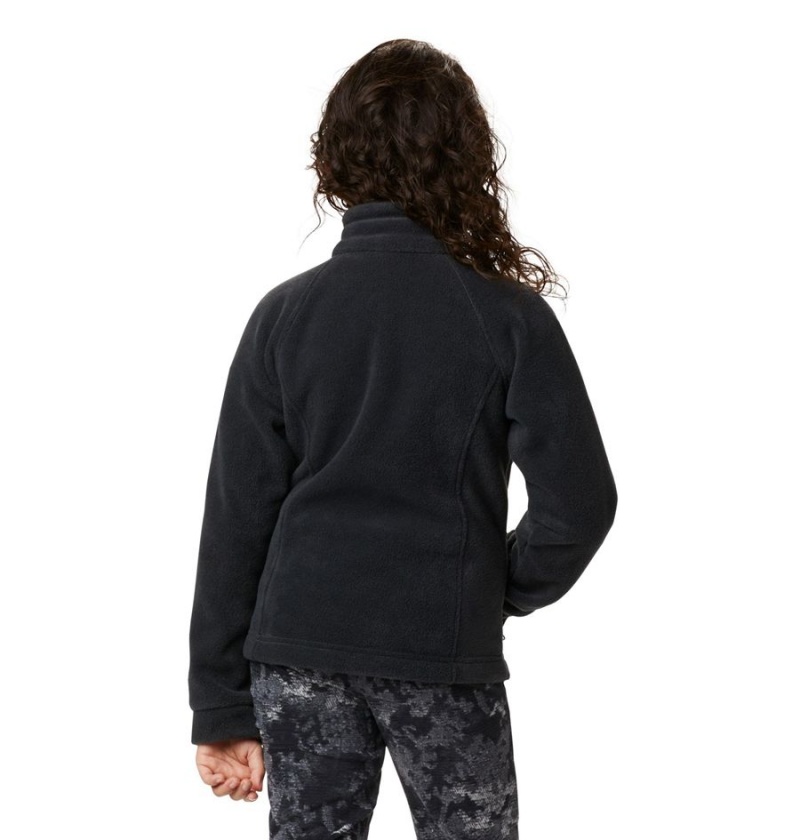 Black Columbia Benton Springs Fleece Kids' Jacket | 52846VDAY