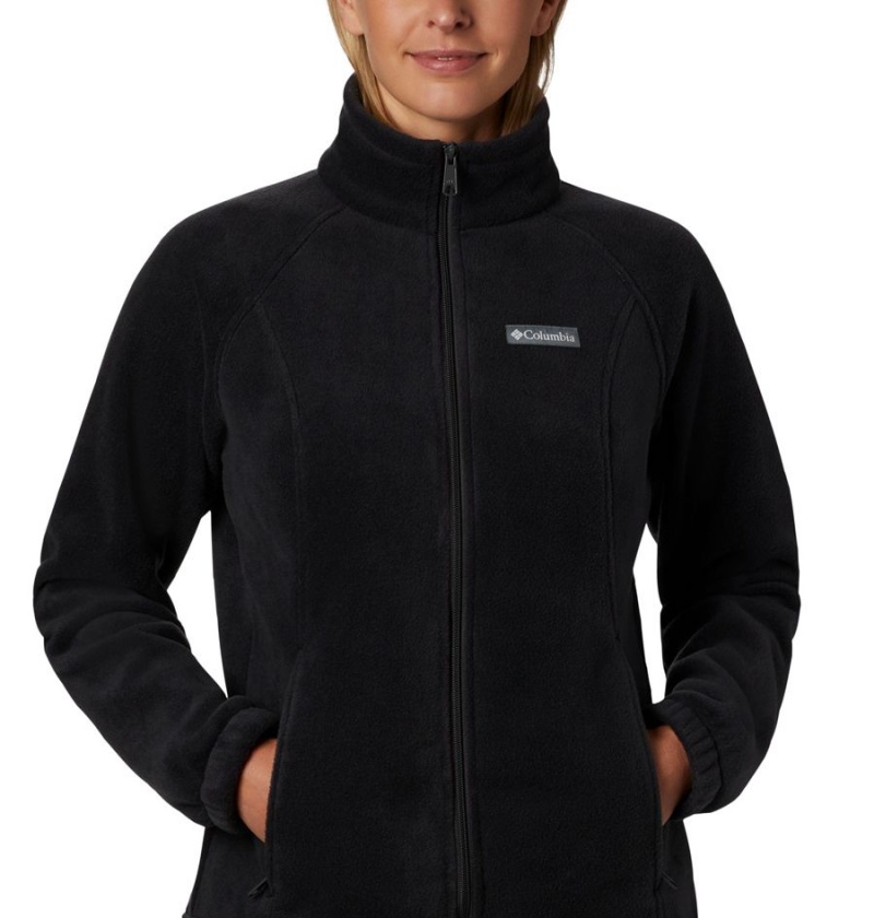 Black Columbia Benton Springs Full Zip Women's Fleece Jacket | 40635VYZR