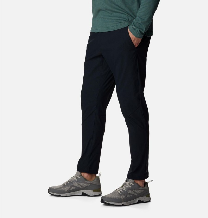 Black Columbia Black Mesa Tapered Men's Pants | 59073FRXU