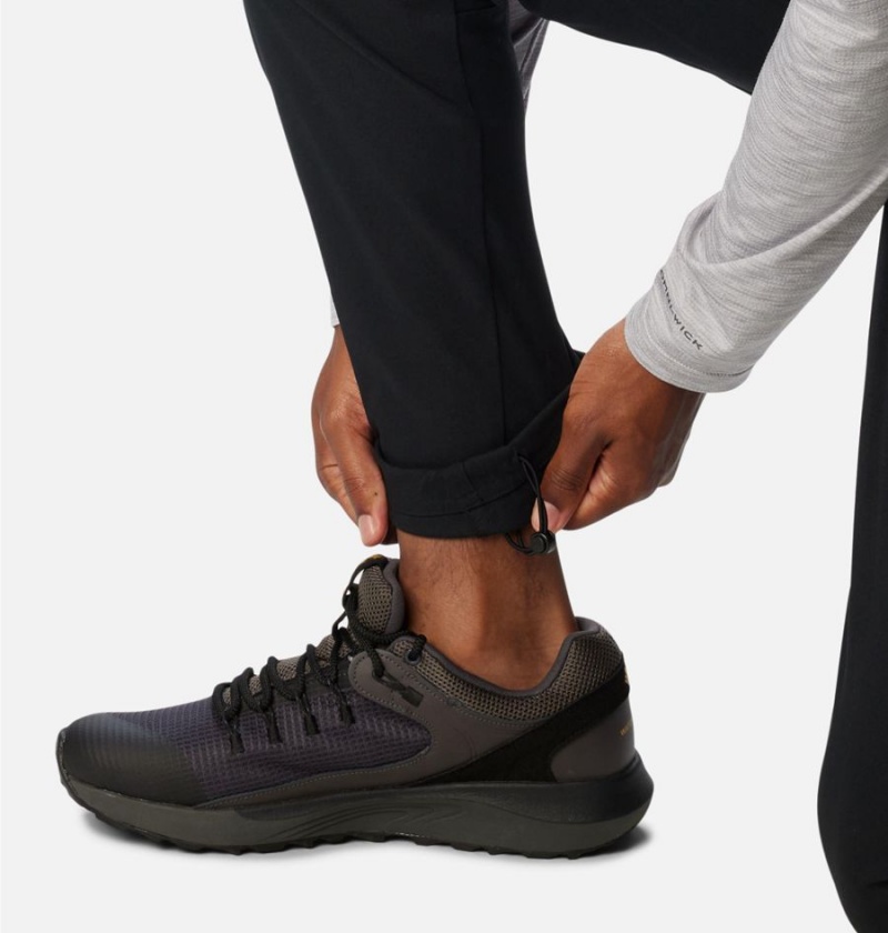 Black Columbia Black Mesa Woven Men's Pants | 75162KWXH