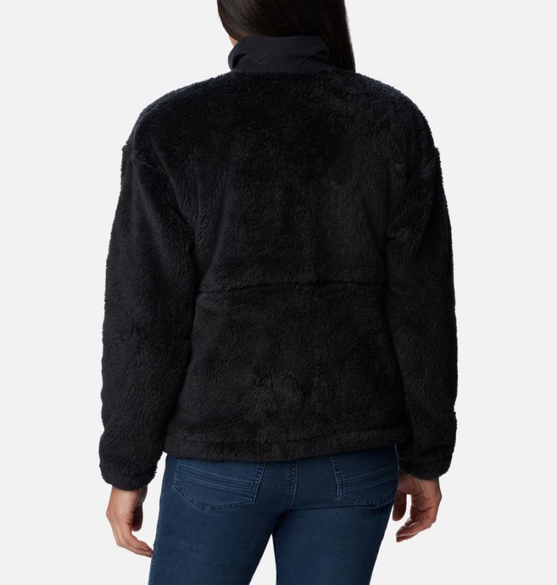 Black Columbia Boundless Discovery Full Zip Sherpa Women's Fleece Jacket | 58692WLQO