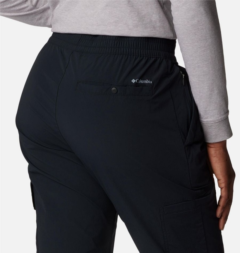 Black Columbia Boundless Trek Pleated Women's Pants | 28450LPCT