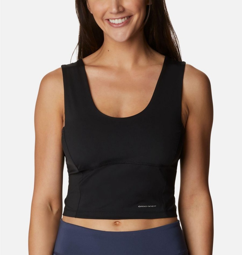 Black Columbia Boundless Trek Women's Tank Top | 23690RPLO