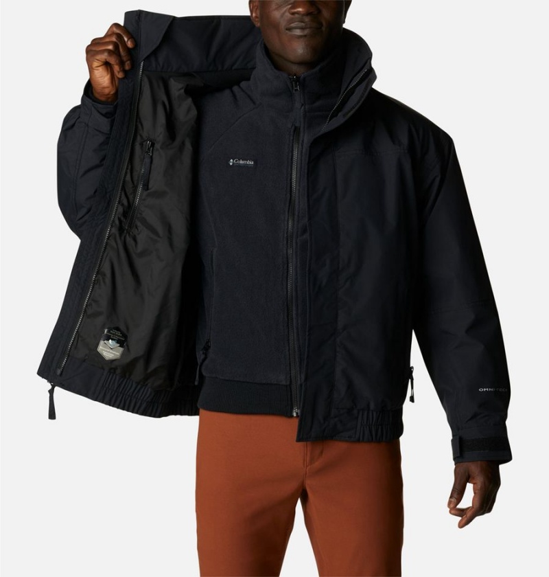 Black Columbia Bugaboo 1986 Interchange Men's 3 In 1 Jackets | 90571EJBD