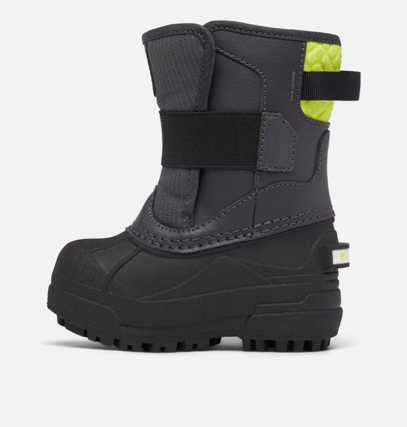 Black Columbia Bugaboot Celsius Strap Kids' Boots | 70891JQXD