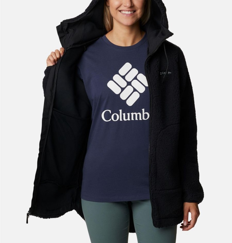 Black Columbia CSC Sherpa Women's Fleece Jacket | 05934MZFY