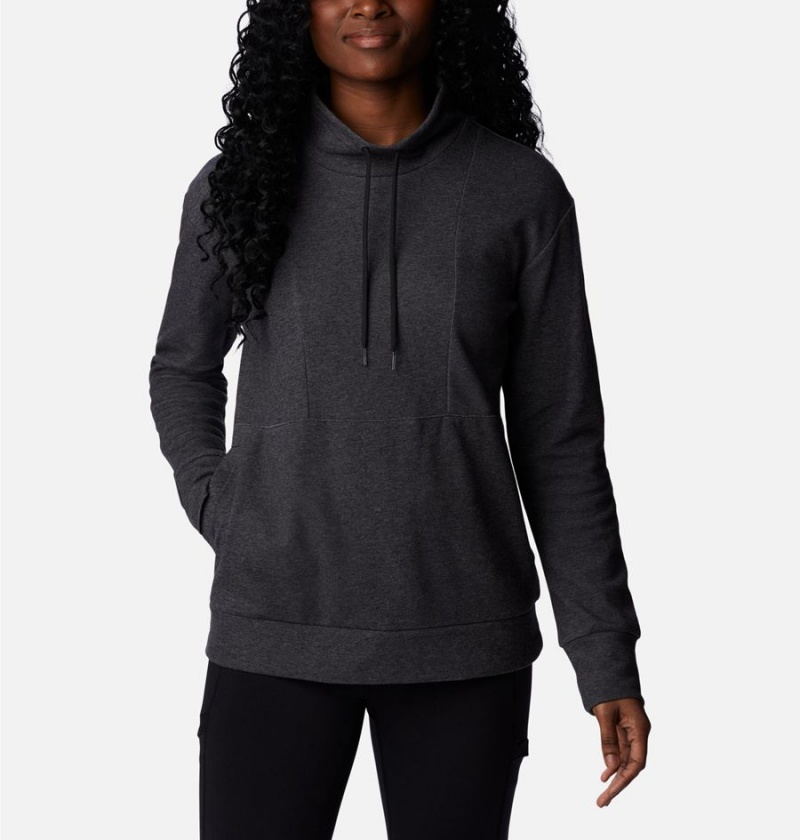 Black Columbia Calico Basin Women's Pullover | 54103ORWQ