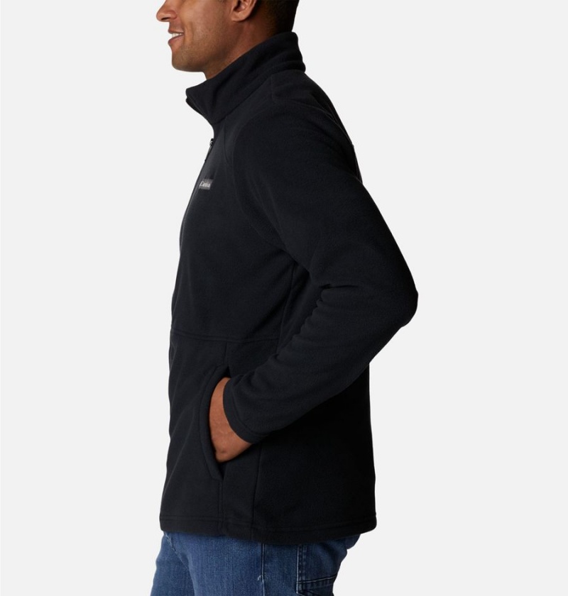 Black Columbia Castle Dale Full Zip Men's Fleece Jacket | 29185USFV