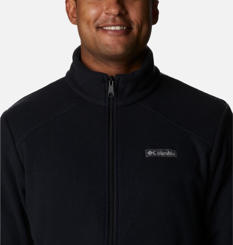 Black Columbia Castle Dale Full Zip Men's Fleece Jacket | 29185USFV