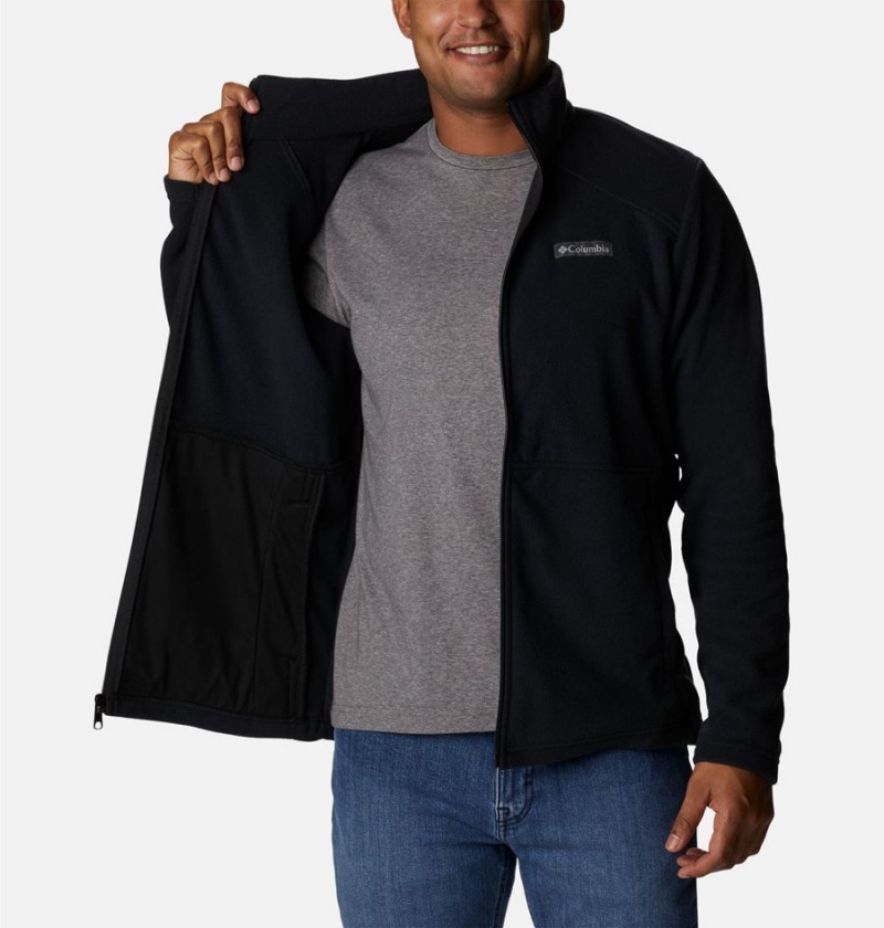 Black Columbia Castle Dale Full Zip Men's Fleece Jacket | 29185USFV