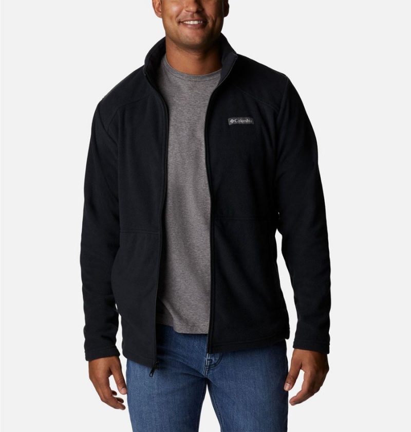 Black Columbia Castle Dale Full Zip Men's Fleece Jacket | 29185USFV