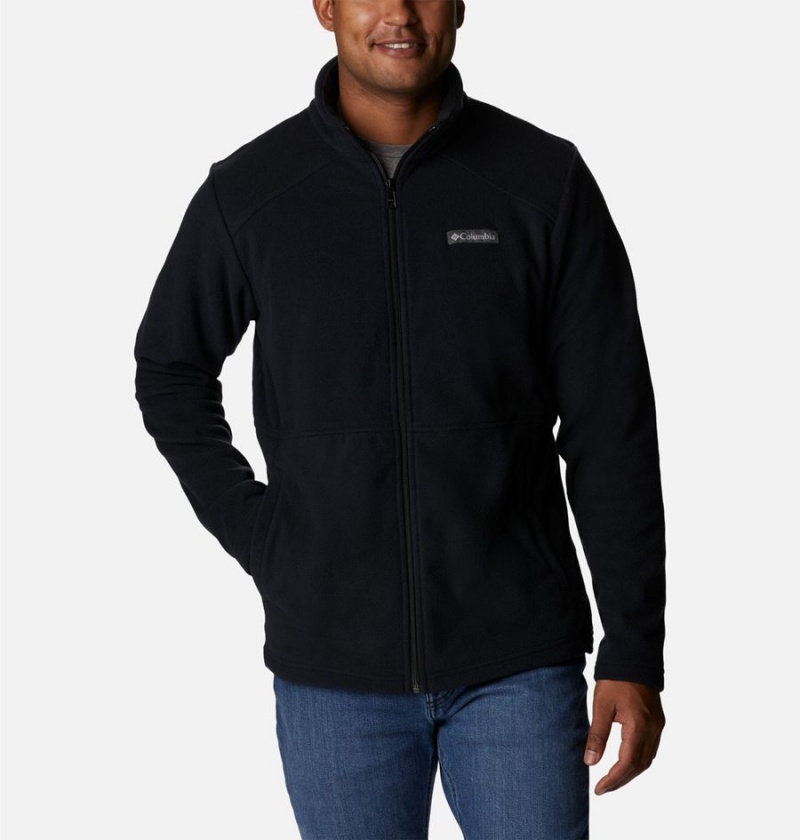 Black Columbia Castle Dale Full Zip Men\'s Fleece Jacket | 29185USFV