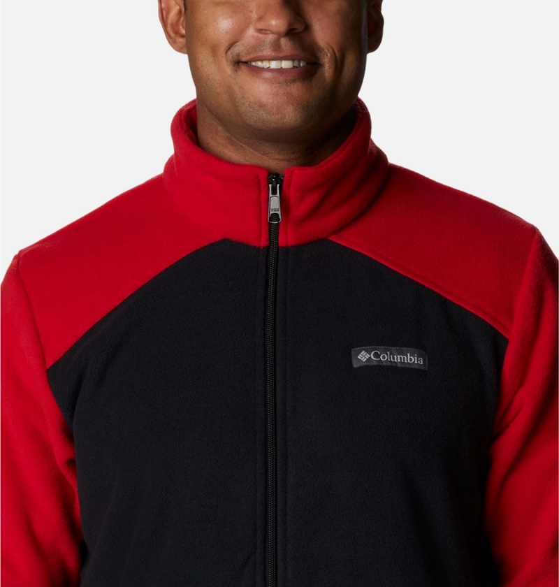 Black Columbia Castle Dale Full Zip Men's Fleece Jacket | 02437BIZT