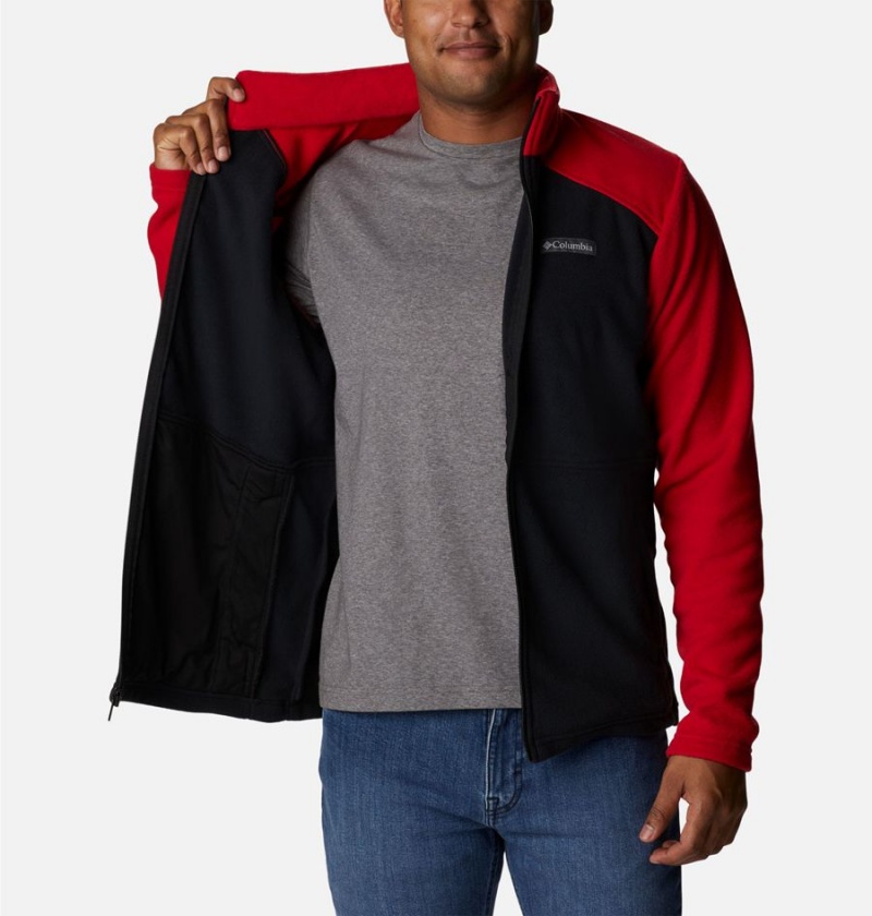 Black Columbia Castle Dale Full Zip Men's Fleece Jacket | 02437BIZT