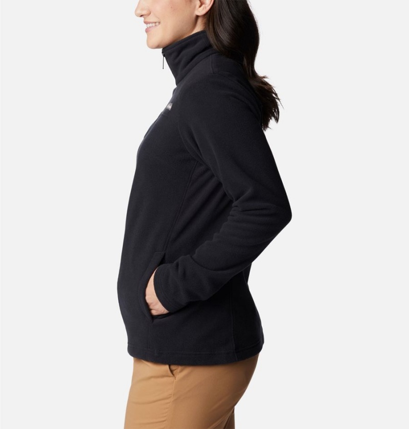 Black Columbia Castle Dale Full Zip Women's Fleece Jacket | 18653YJHD