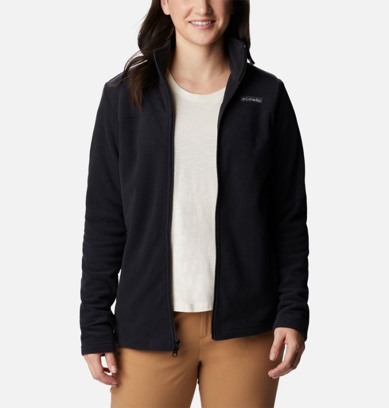 Black Columbia Castle Dale Full Zip Women's Fleece Jacket | 18653YJHD