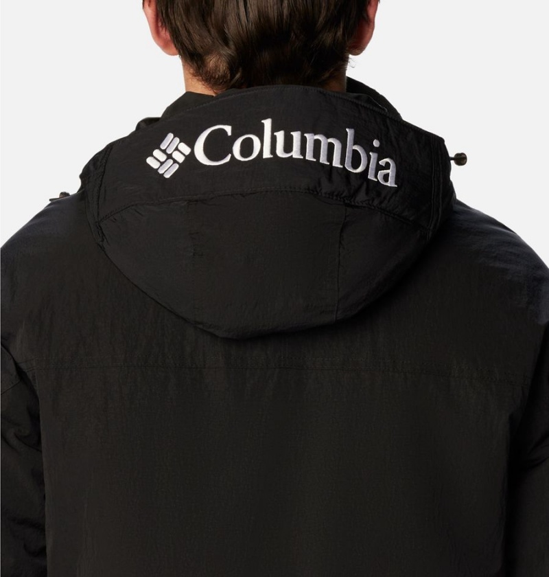 Black Columbia Challenger Remastered Pullover Insulated Men's Puffer Jacket | 10974MWPA