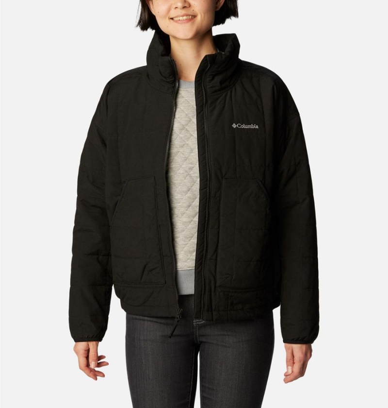 Black Columbia Chatfield Hill II Women's Puffer Jacket | 86037OAQF