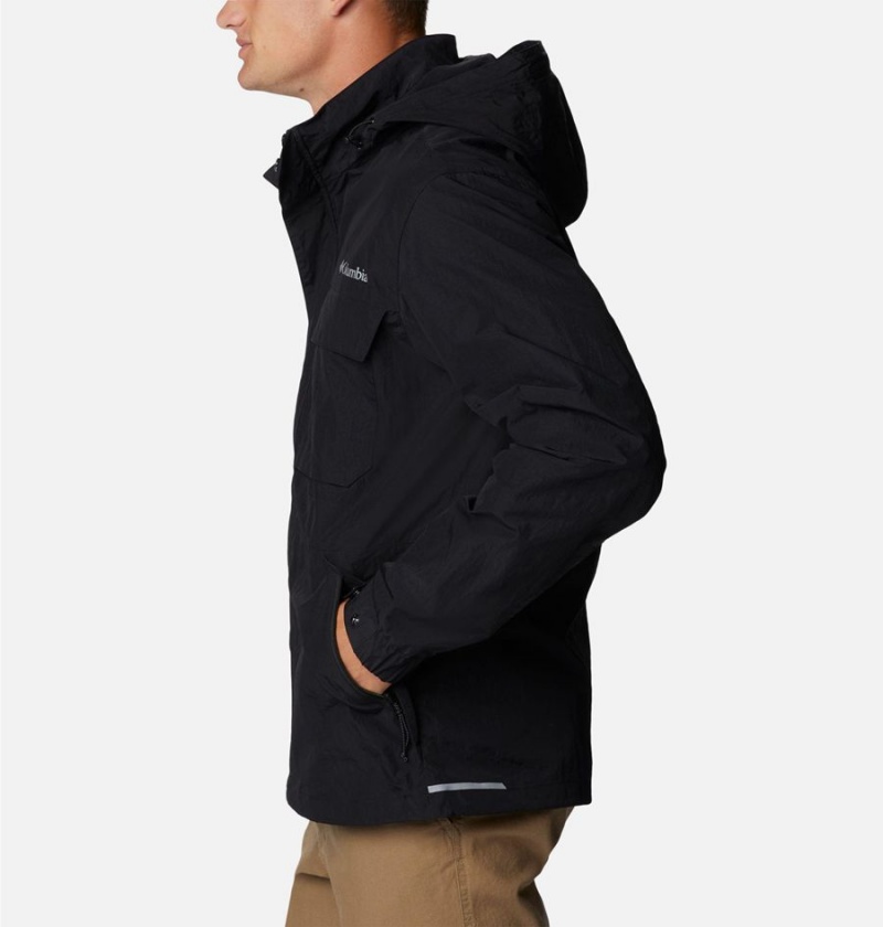 Black Columbia Coho River Jacket Men's Windbreaker | 70649ABVD