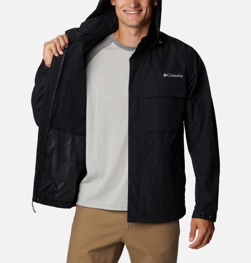 Black Columbia Coho River Jacket Men's Windbreaker | 70649ABVD