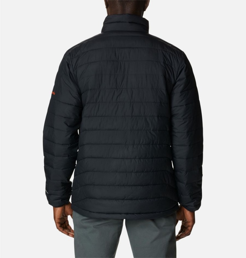 Black Columbia Collegiate Powder Lite - Oregon State Insulated Men's Puffer Jacket | 32790PLSW