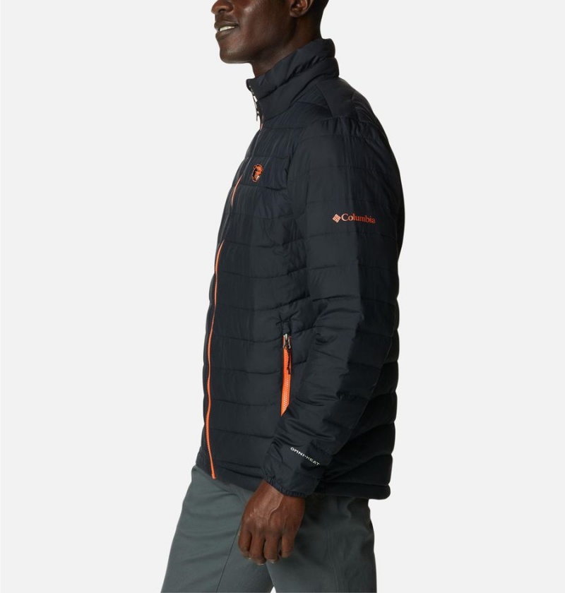 Black Columbia Collegiate Powder Lite - Oregon State Insulated Men's Puffer Jacket | 32790PLSW