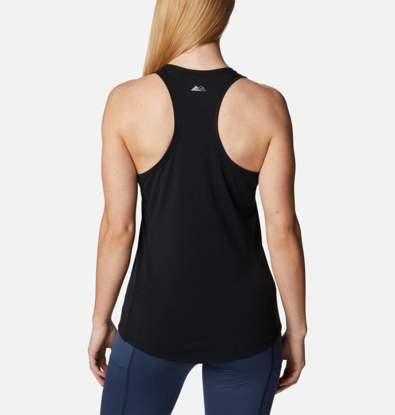 Black Columbia Endless Trail Running Women's Tank Top | 60492RZFG