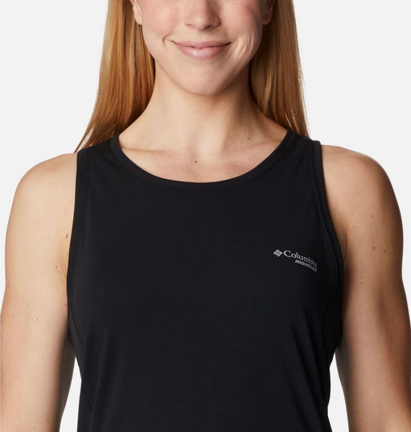 Black Columbia Endless Trail Running Women's Tank Top | 60492RZFG