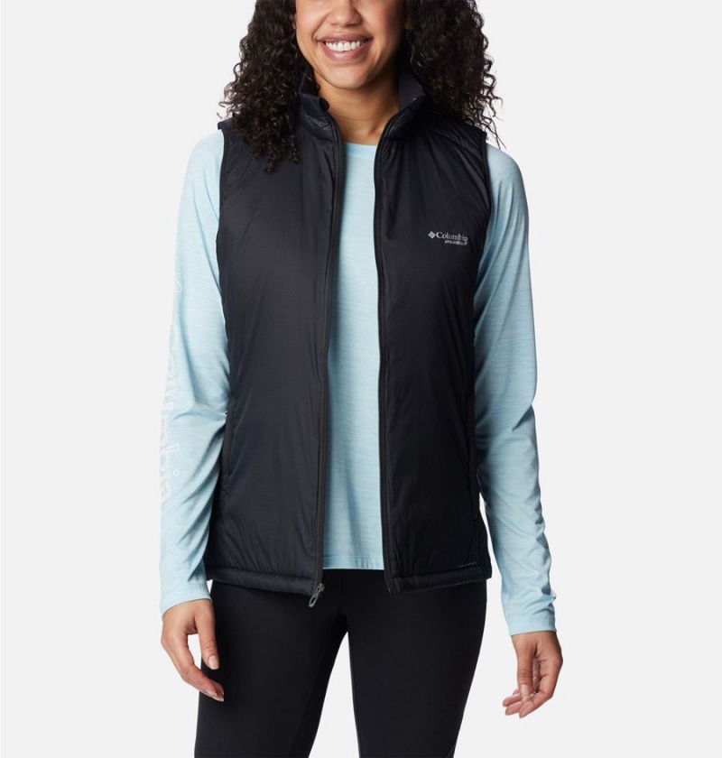 Black Columbia Endless Trail Running Women's Vest | 79542MOHR