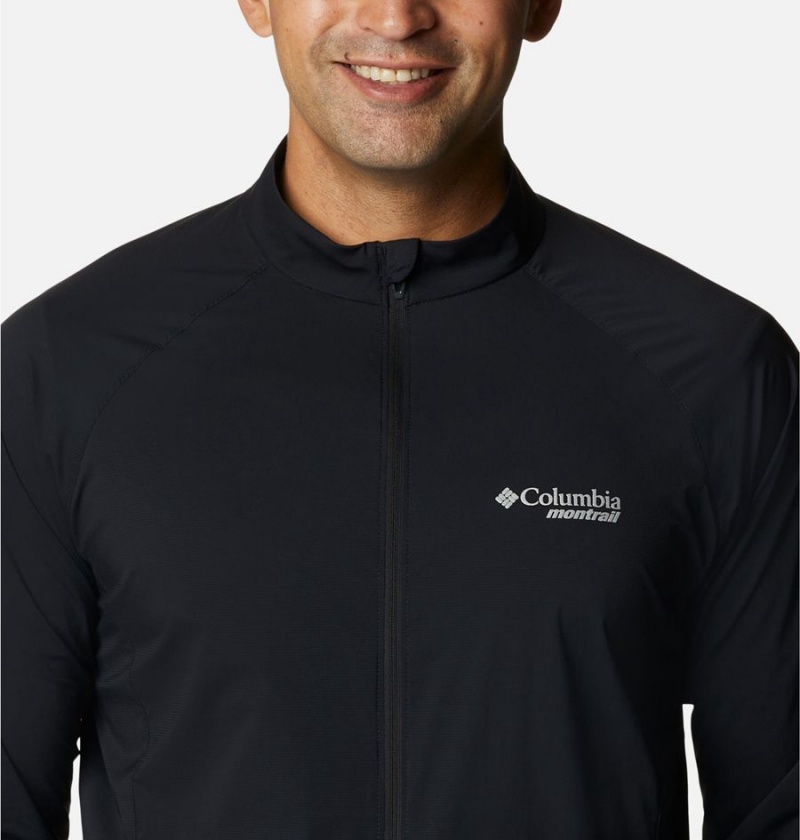 Black Columbia Endless Trail Wind Shell Jacket Men's Windbreaker | 98560XYZG