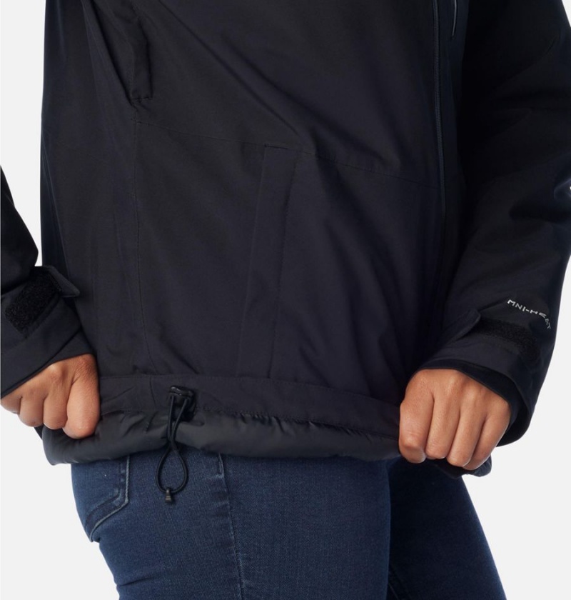 Black Columbia Explorer's Edge Insulated Women's Puffer Jacket | 94367BKCU