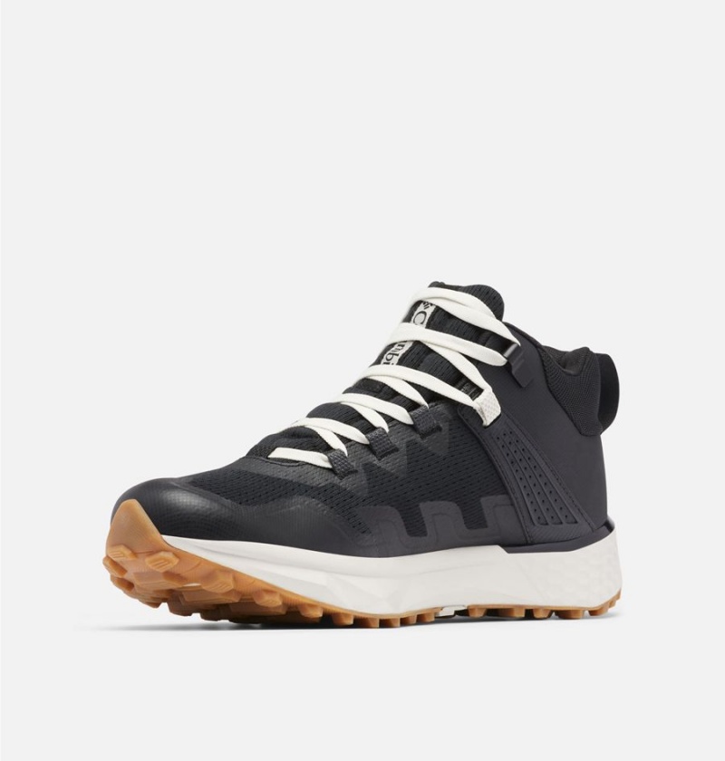 Black Columbia Facet 75 Mid OutDry Men's Sneakers | 74125BWYL