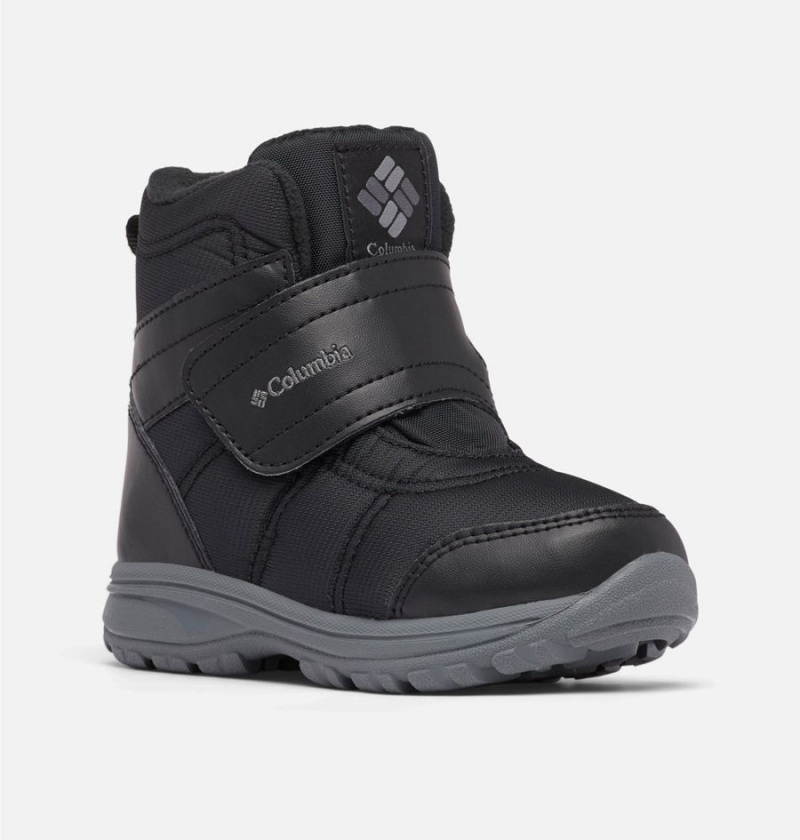 Black Columbia Fairbanks Omni Heat Kids' Boots | 14978IWVZ