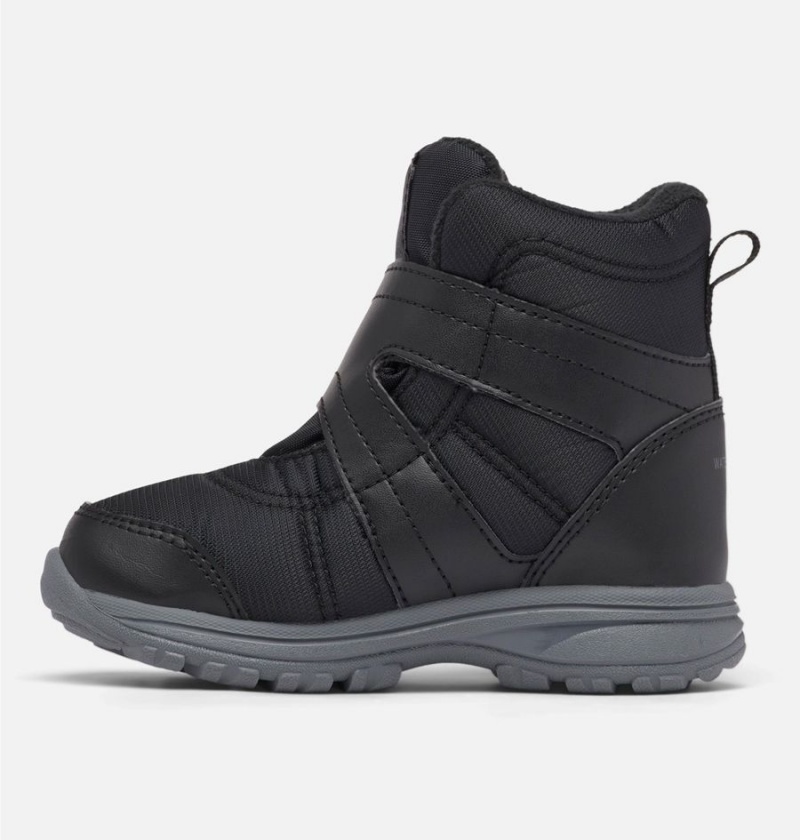 Black Columbia Fairbanks Omni Heat Kids' Boots | 14978IWVZ