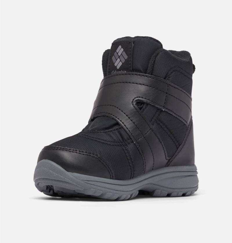 Black Columbia Fairbanks Omni Heat Kids' Boots | 14978IWVZ