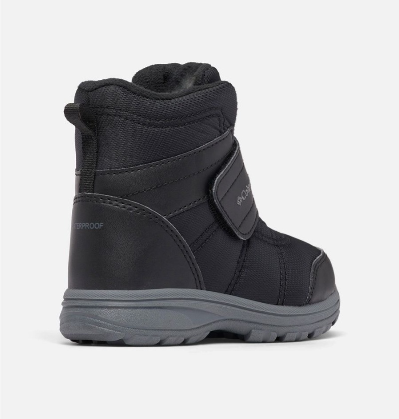 Black Columbia Fairbanks Omni Heat Kids' Boots | 14978IWVZ