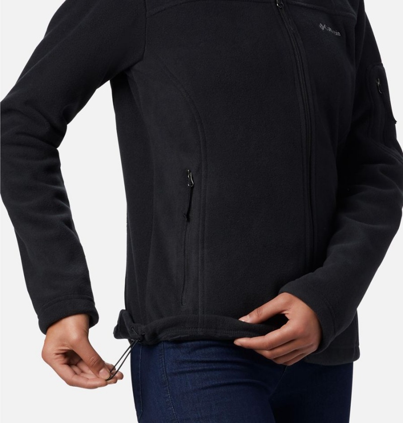 Black Columbia Fast Trek II Women's Fleece Jacket | 09237KMWA