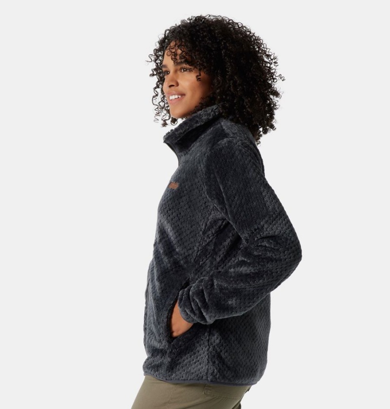 Black Columbia Fire Side II Sherpa Full Zip Women's Fleece Jacket | 48931OJNL