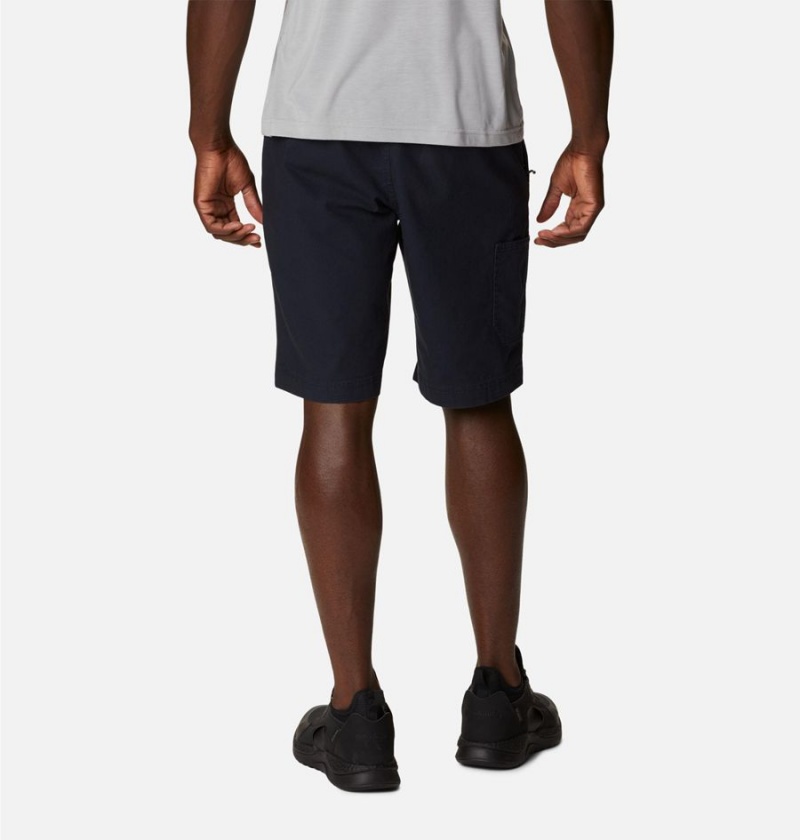 Black Columbia Flex ROC Men's Shorts | 26481TWUN