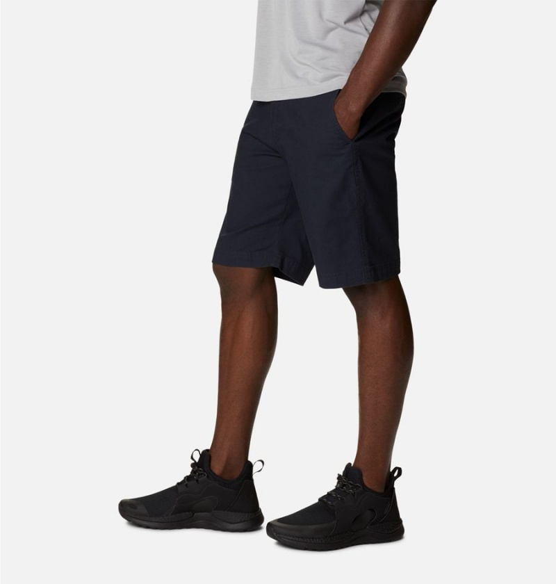 Black Columbia Flex ROC Men's Shorts | 26481TWUN