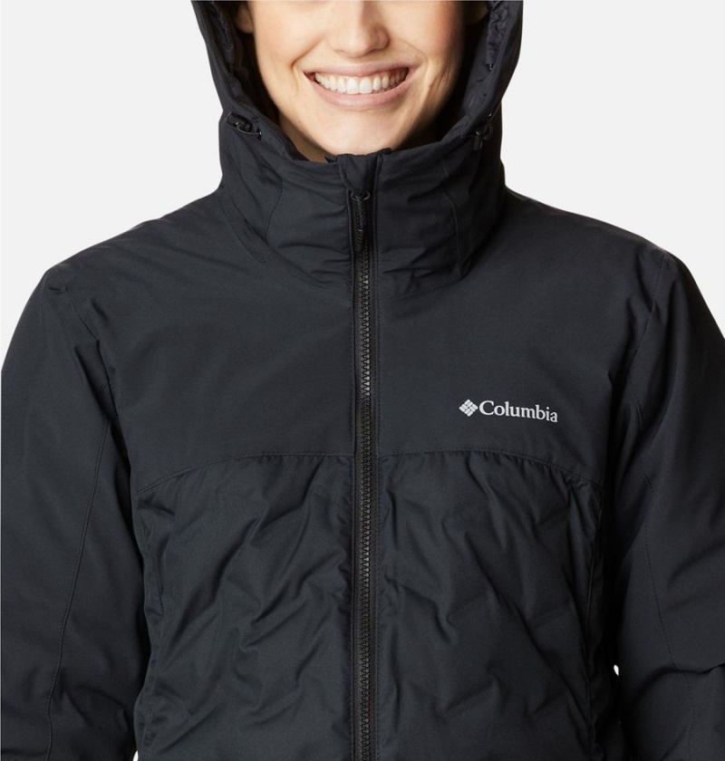 Black Columbia Grand Trek II Women's Puffer Jacket | 51423PGFW