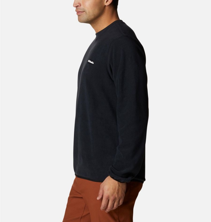 Black Columbia Haven Hills Fleece Crew Men's Pullover | 39275XPLQ