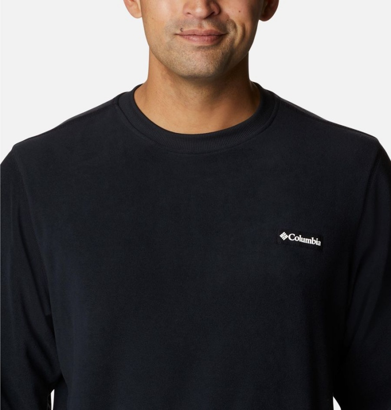 Black Columbia Haven Hills Fleece Crew Men's Pullover | 39275XPLQ