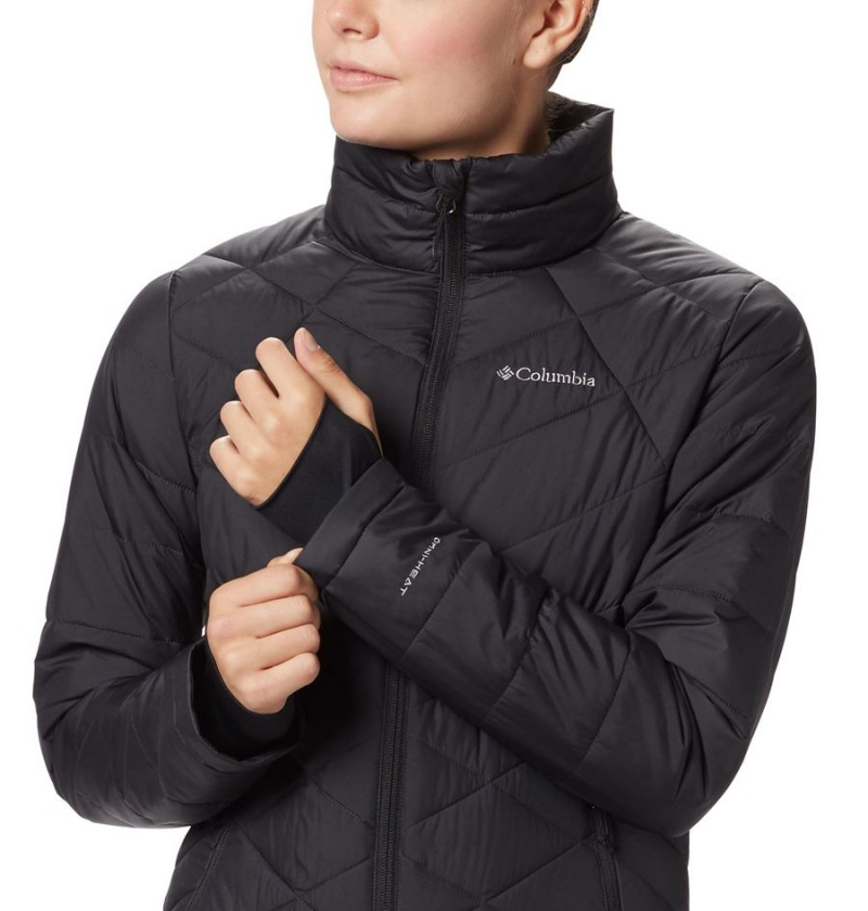 Black Columbia Heavenly Women's Puffer Jacket | 24685DPEU