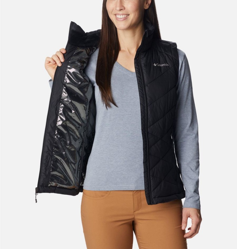 Black Columbia Heavenly Women's Vest | 94375FRDW